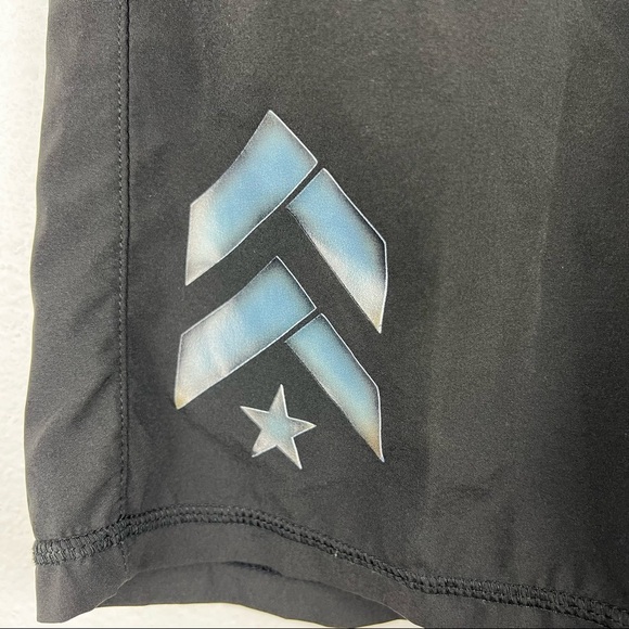 BARRY’S BOOTCAMP Athletic Shorts with Liner Shorts, Black, 6” Inseam, Size Small - Picture 2 of 9